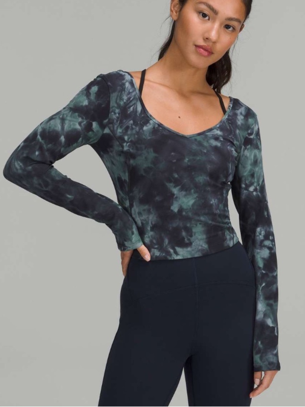 Lululemon Diamond Dye Align Long Sleeve Shirt Size 4